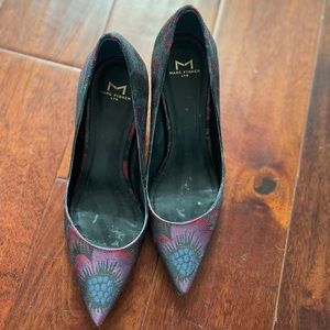 Marc Fisher jacquard heels